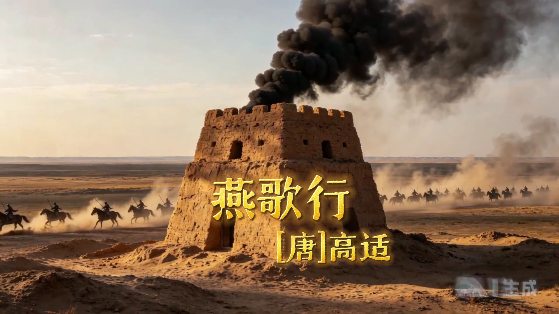 燕歌行（汉家烟尘在东北，汉将辞家破残贼）（唐-高适）
