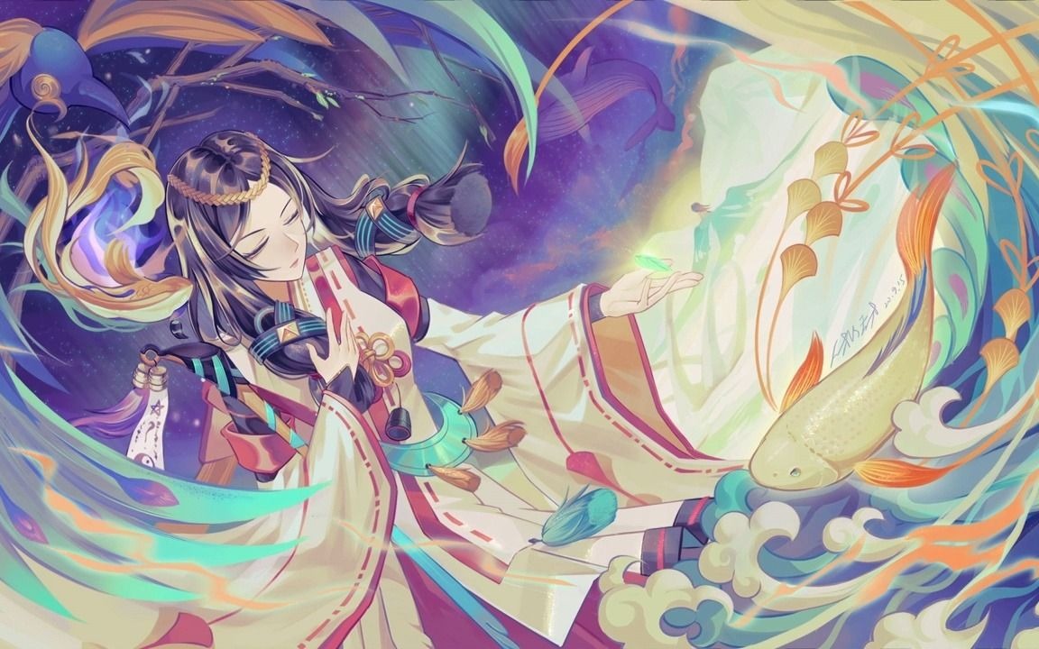 【阴阳师-动态壁纸】八百比丘尼 永生之海