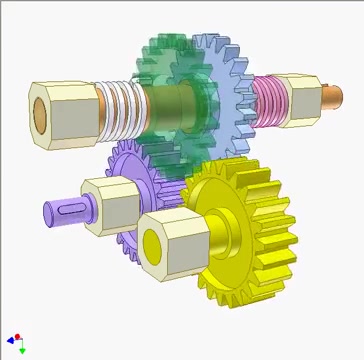 齿轮变向机构_6