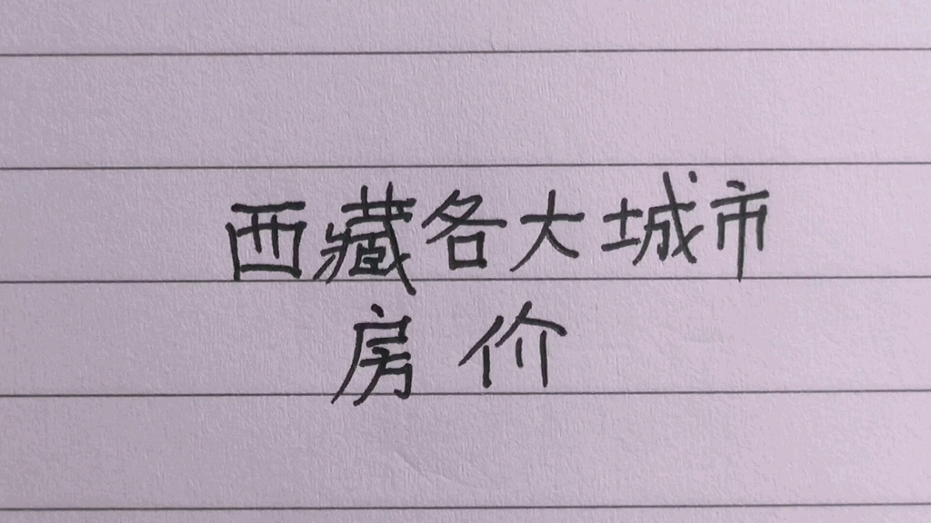 西藏各大城市,房子降价太吓人了,看看卖多少钱1平方米?哔哩哔哩bilibili