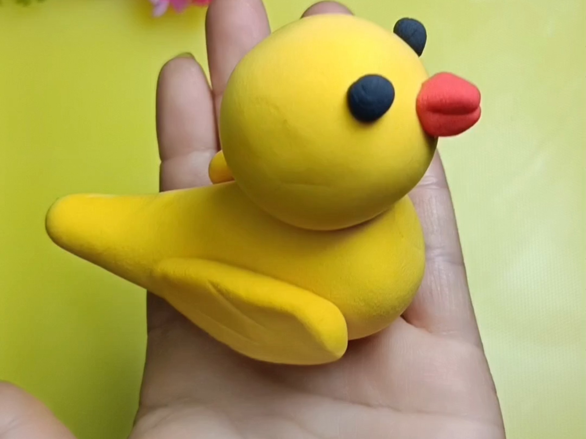 超轻粘土制作小鸭子