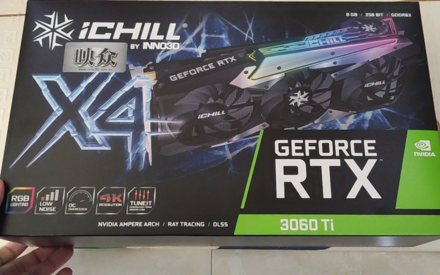 映众 3060Ti G6X 超级冰龙 开箱和性能温度测试哔哩哔哩bilibili