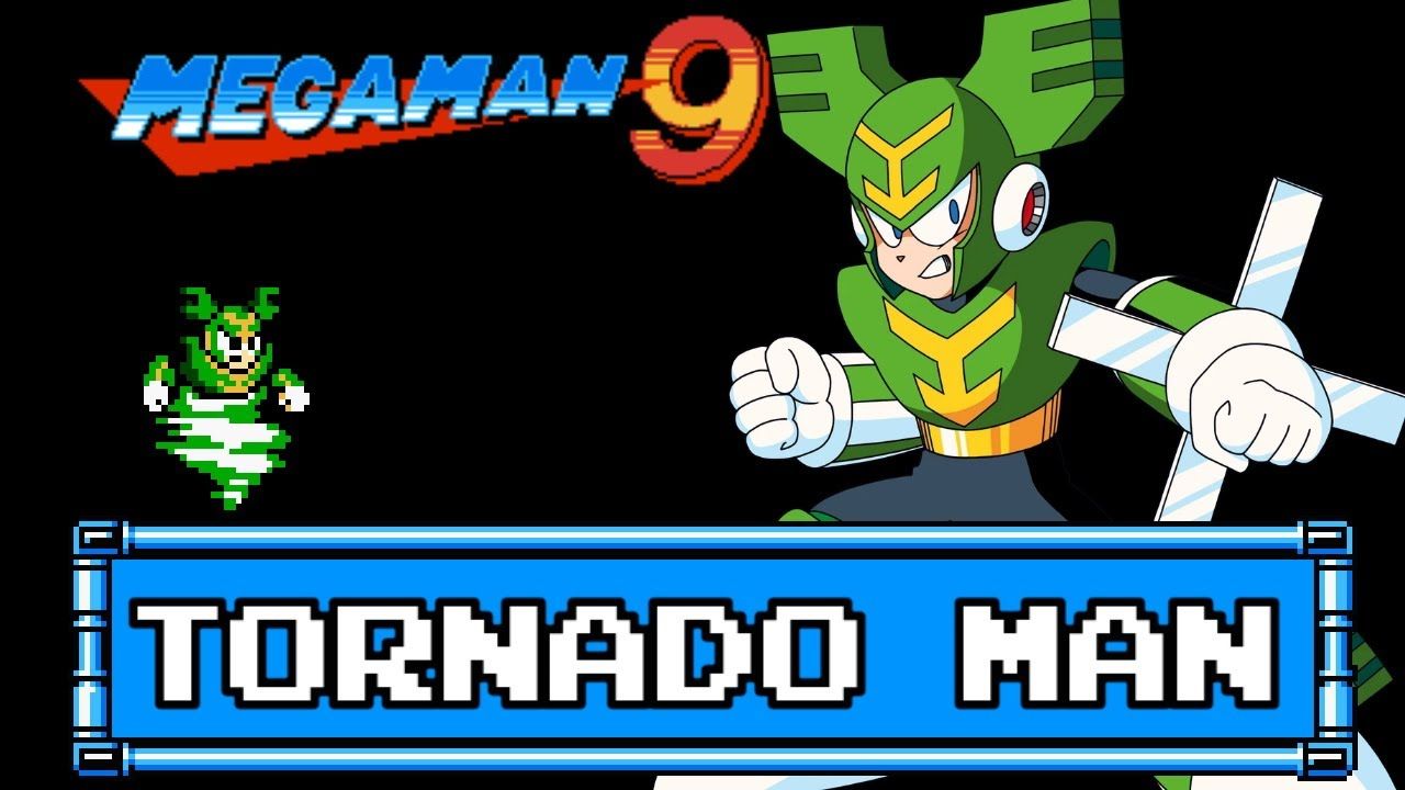 【wii洛克人9】全关卡无伤练习:旋风关