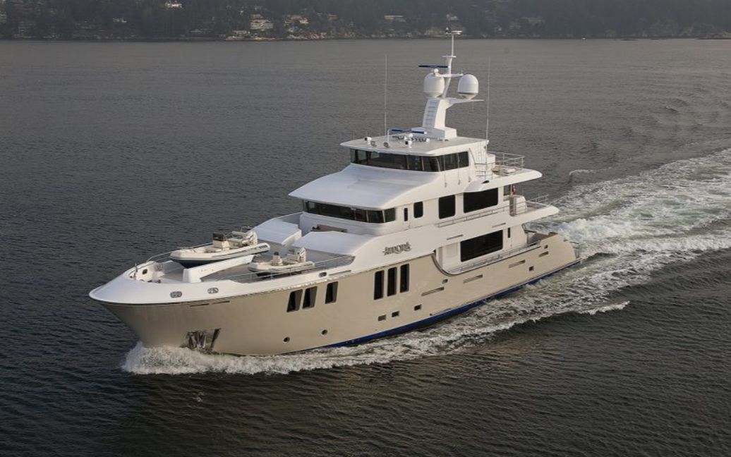 nordhavn 120 游艇内部游览展示,造价1350万美金_哔哩哔哩 (゜-゜)つ