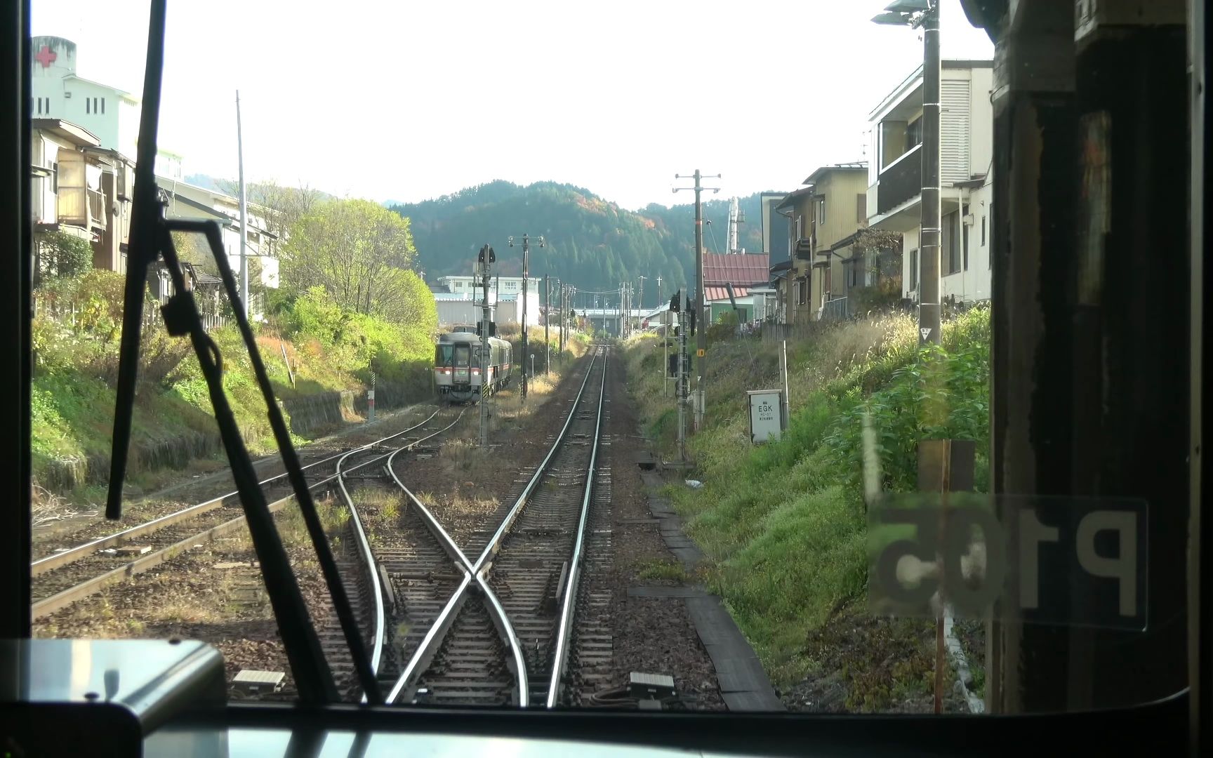 [图]秋・夕暮れの高山線各駅停車 高山→美濃太田