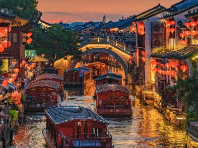 苏州山塘街美景