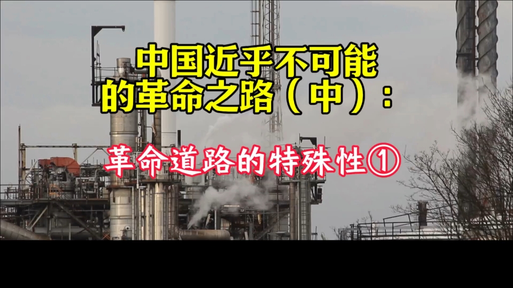 中国近乎不可能的革命之路(中):革命道路的特殊性①哔哩哔哩bilibili