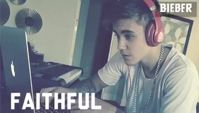 [图]Justin Bieber未发行歌曲《Faithful》试听首播！