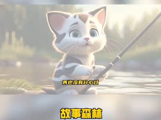 小猫咪钓鱼哔哩哔哩bilibili