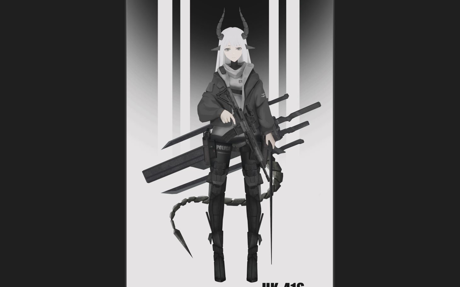 ps人設武裝少女hk416