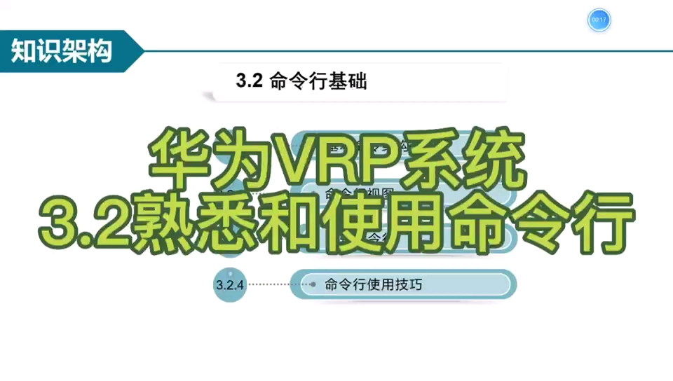 《计算机网络基础》华为VRP系统 3.2熟悉和使用命令行哔哩哔哩bilibili