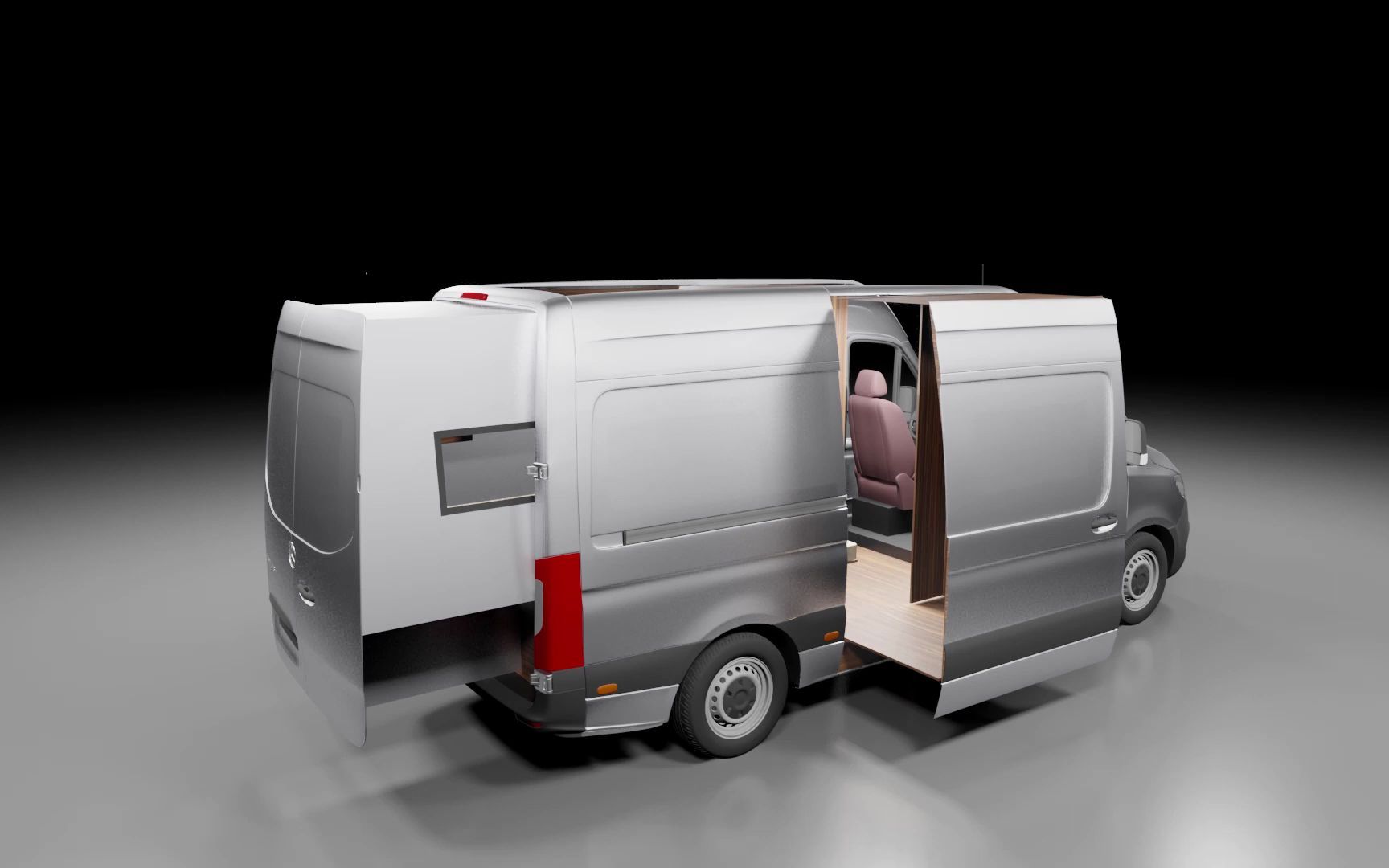 斯宾特三拓展b型房车设计方案3d模型