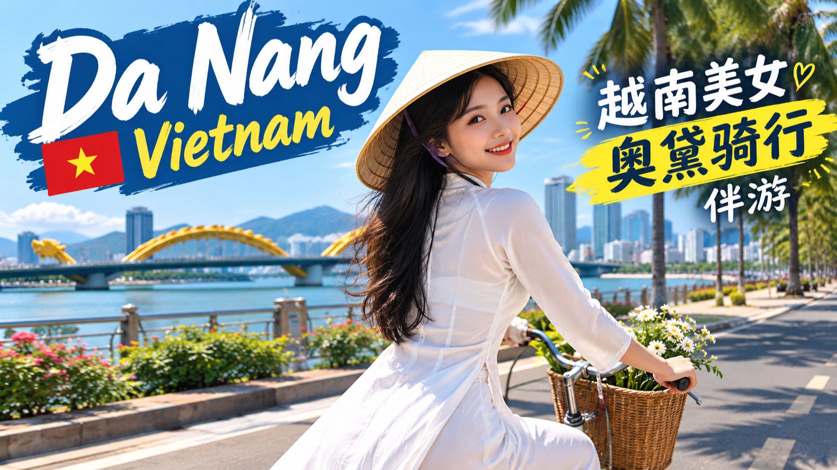 越南女孩带我，解锁岘港小众宝藏店，岘港看龙桥喷火，很累却开心的一天