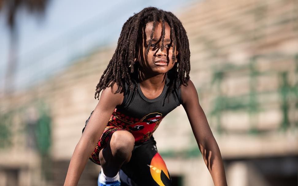 全世界跑得最快的旋风少年,来自美国的黑人男孩"小博尔特"