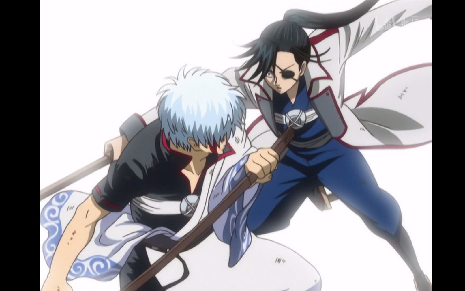 坂田银时柳生篇击碎九兵卫盘子&夺刀