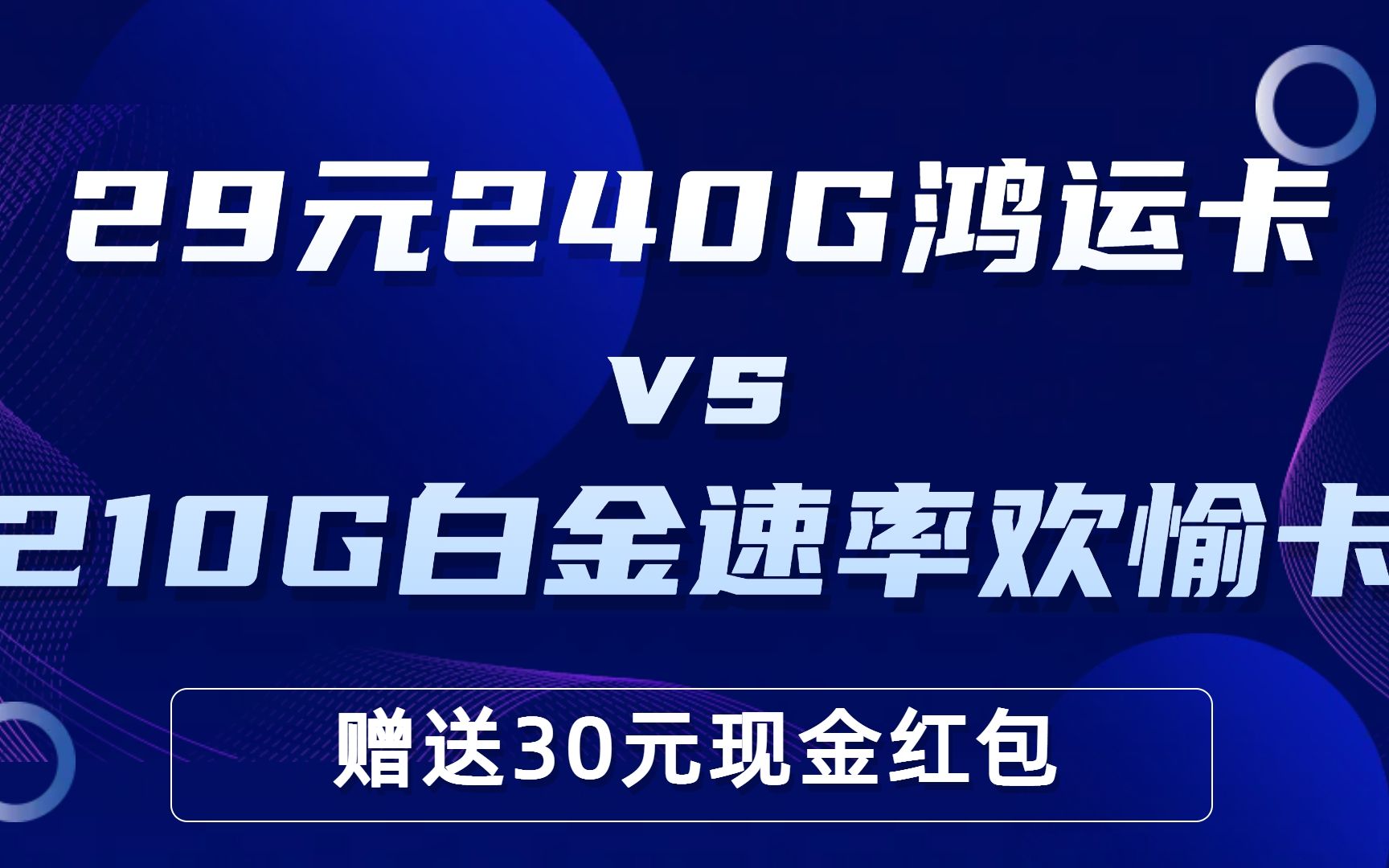 电信界震撼!仅29元的鸿运卡竟提供240G流量?!对决1000MBPS的欢愉卡超速体验!揭秘两大巨头,更有叶子独家30元现金红包等你拿!哔哩哔哩bilibili