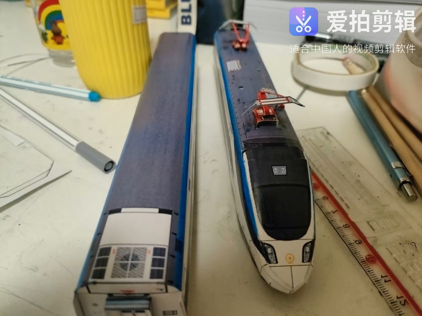 【火车模型】cr220j匹格工厂ho纸模半成品展示
