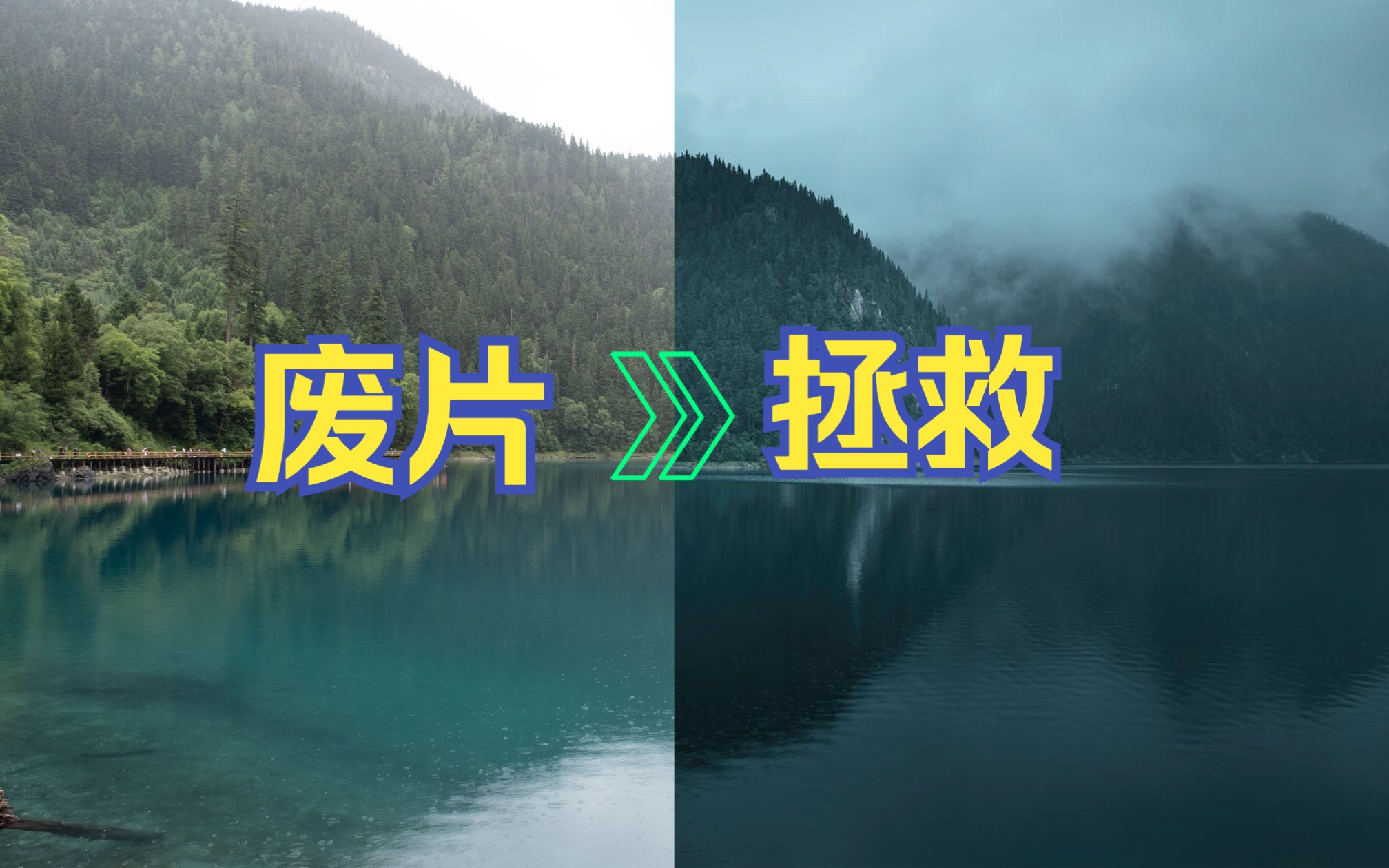 废片拯救:阴雨天去雾保姆级教程哔哩哔哩bilibili