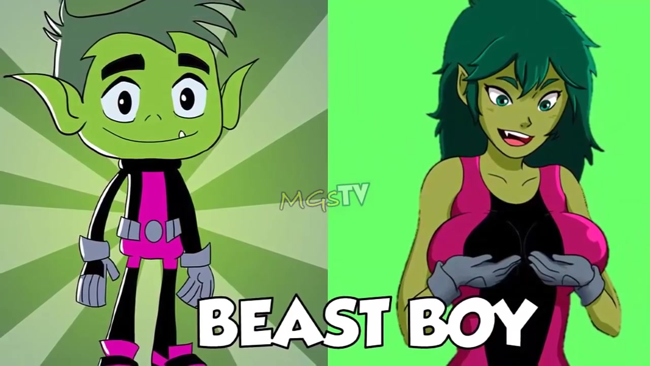 [图]【Teen Titans Go】GENDER SWAP!!!少年泰坦性转