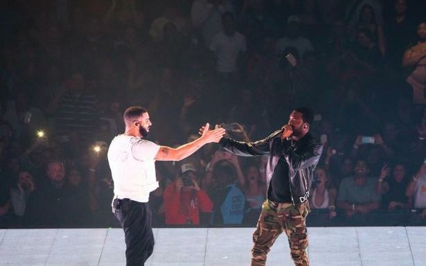 drake和meekmill首次同台表演goingbad