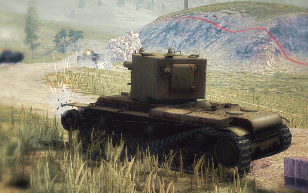 坦克世界闪击战50神教教主kv24200输出6杀1vs3翻盘