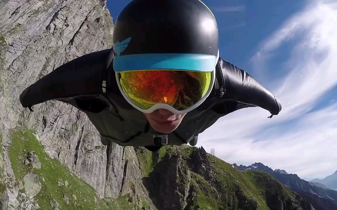 【滑翔】极限运动,第一视角,惊险刺激的飞行之路_哔哩哔哩_bilibili