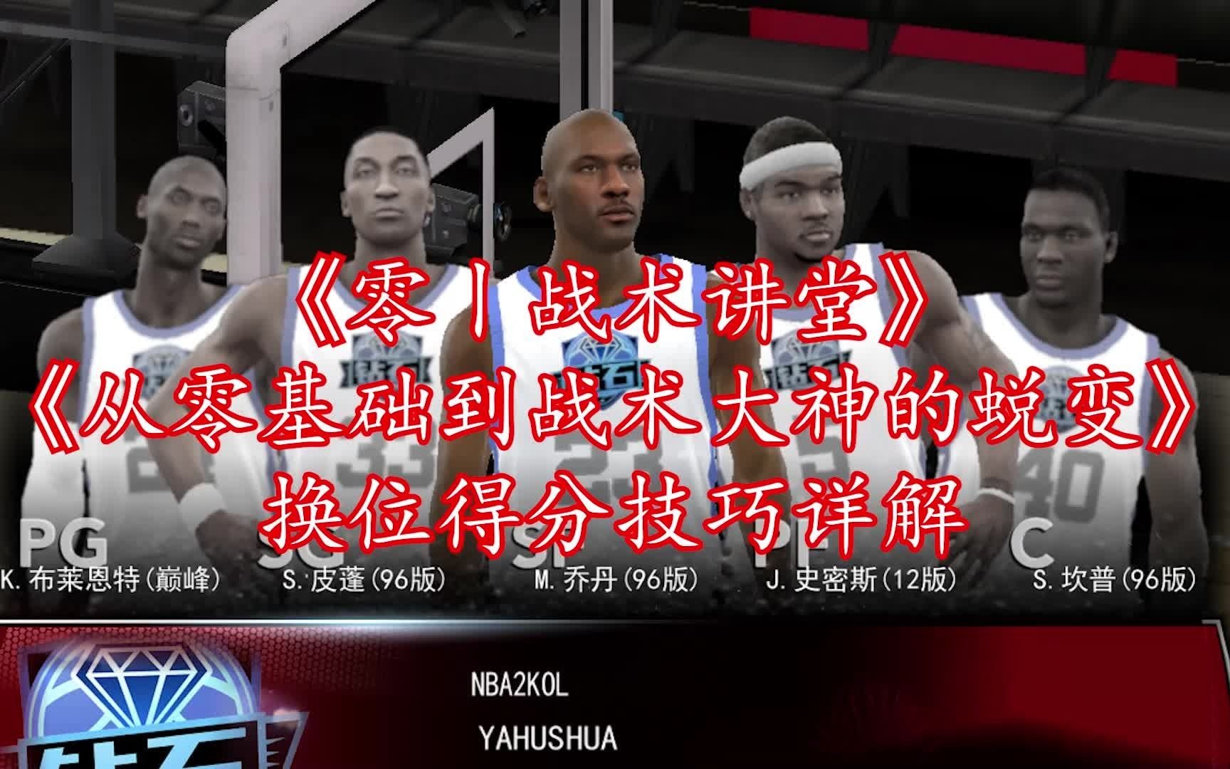 NBA2Kol《零基础到战术大神的蜕变》第十五节:换位得分技巧哔哩哔哩bilibili