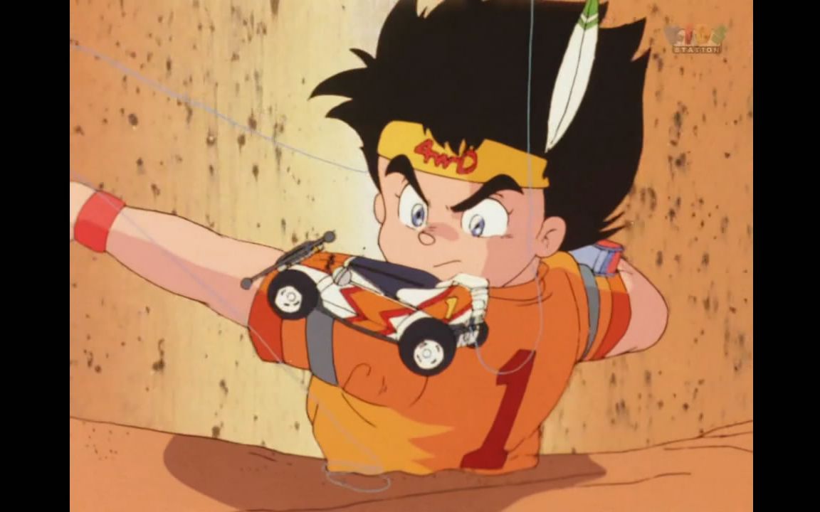 「四驱小子·自制hd辽艺版」四驱郎为救对手身陷流沙,竞技就是要在