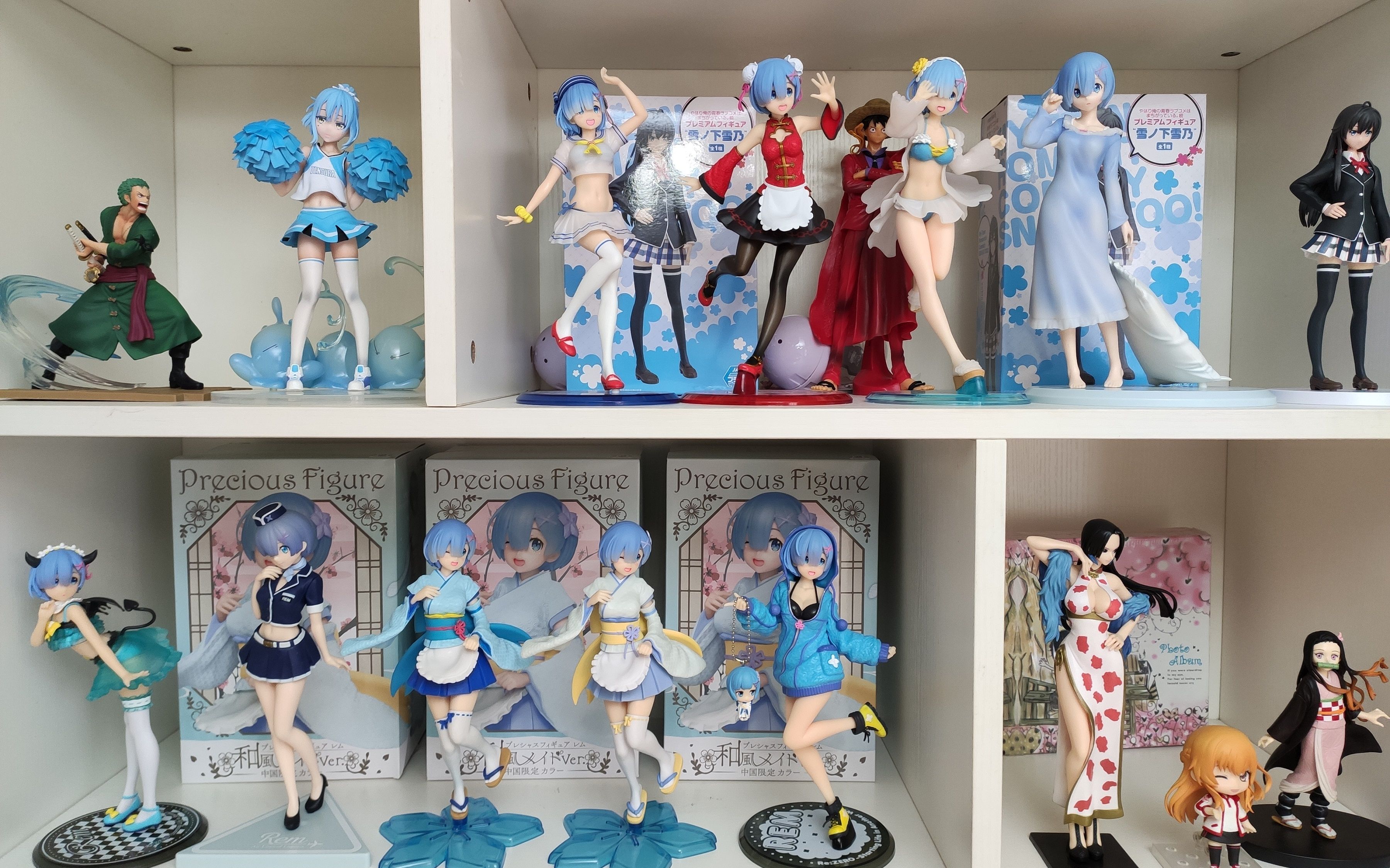 【手办开箱】百元级手办墙开启进行中(六):歪刀的索隆和对不上头的蕾