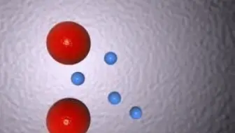 水分子分解微观动画 视频