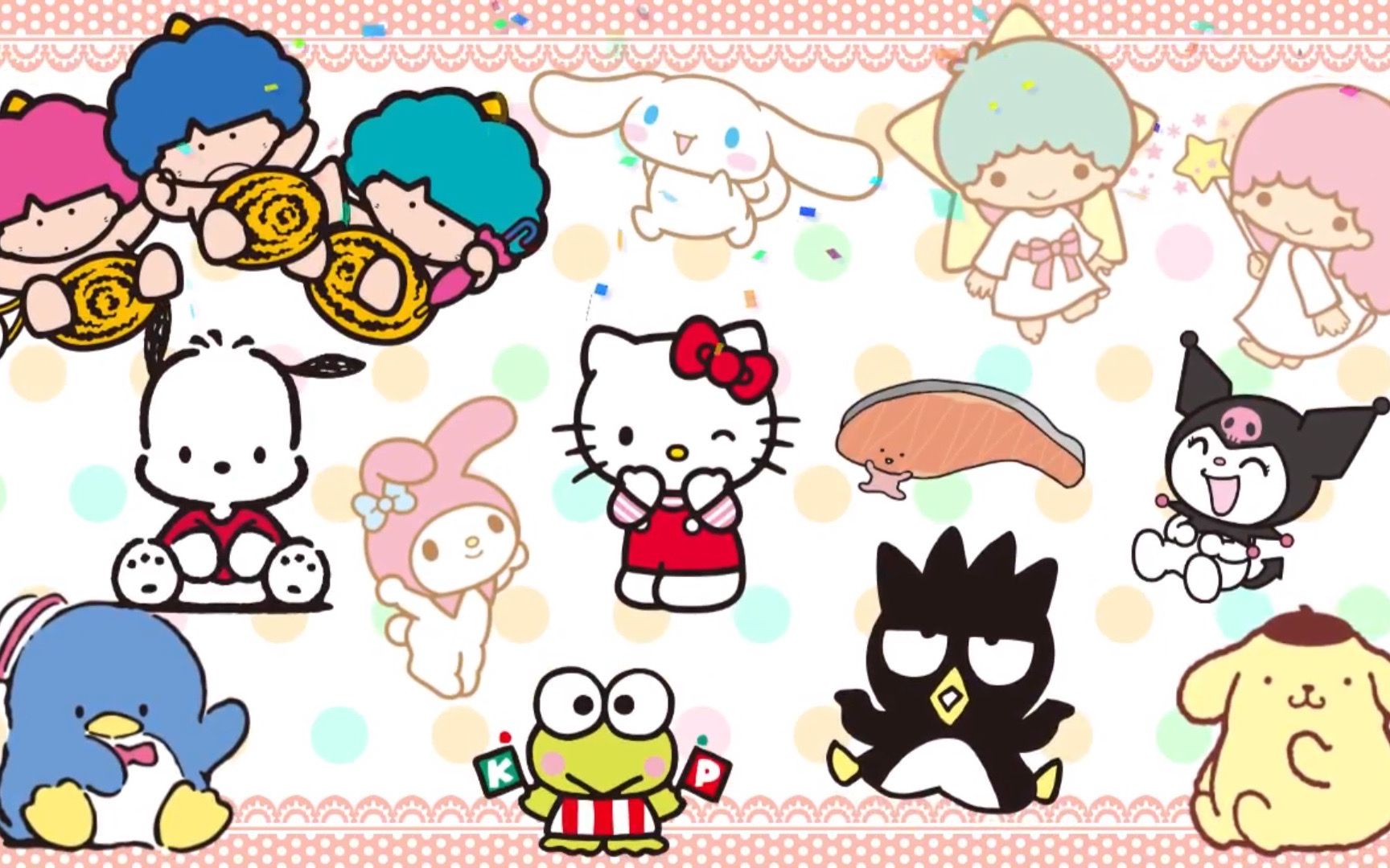 【sanrio】【三丽鸥】【绘画】教你画三丽鸥的大明星们