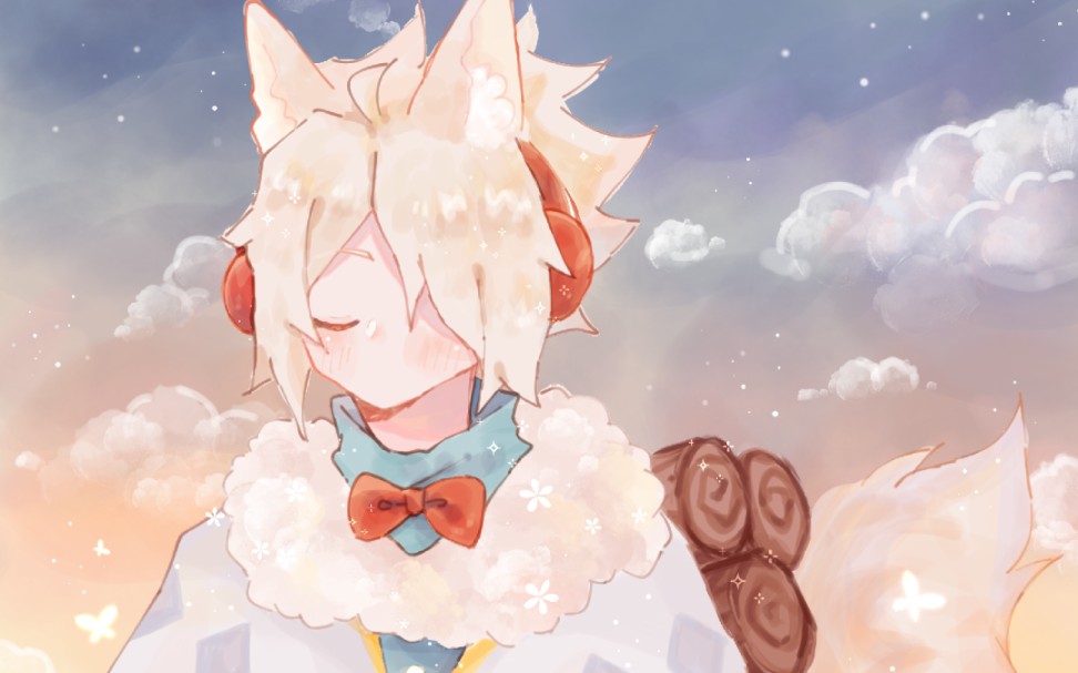 【sky光遇】冬日毛茸茸暖乎乎的狐狸卡(〃▽〃)