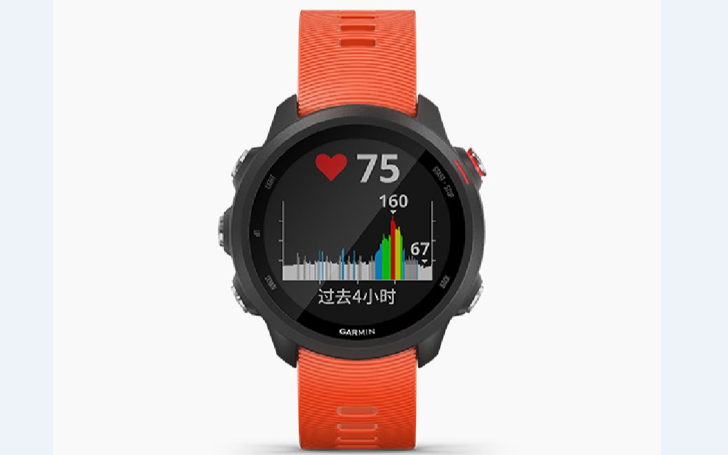 [图]GARMIN Forerunner 245M 音乐版 火焰红