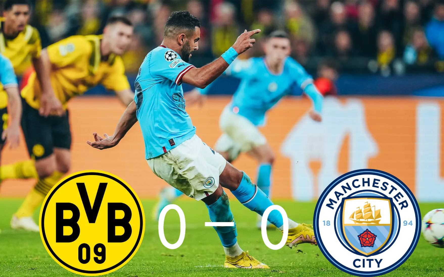 【多特蒙德0-0曼城】16分钟场集锦(娄一晨,刘越解说)