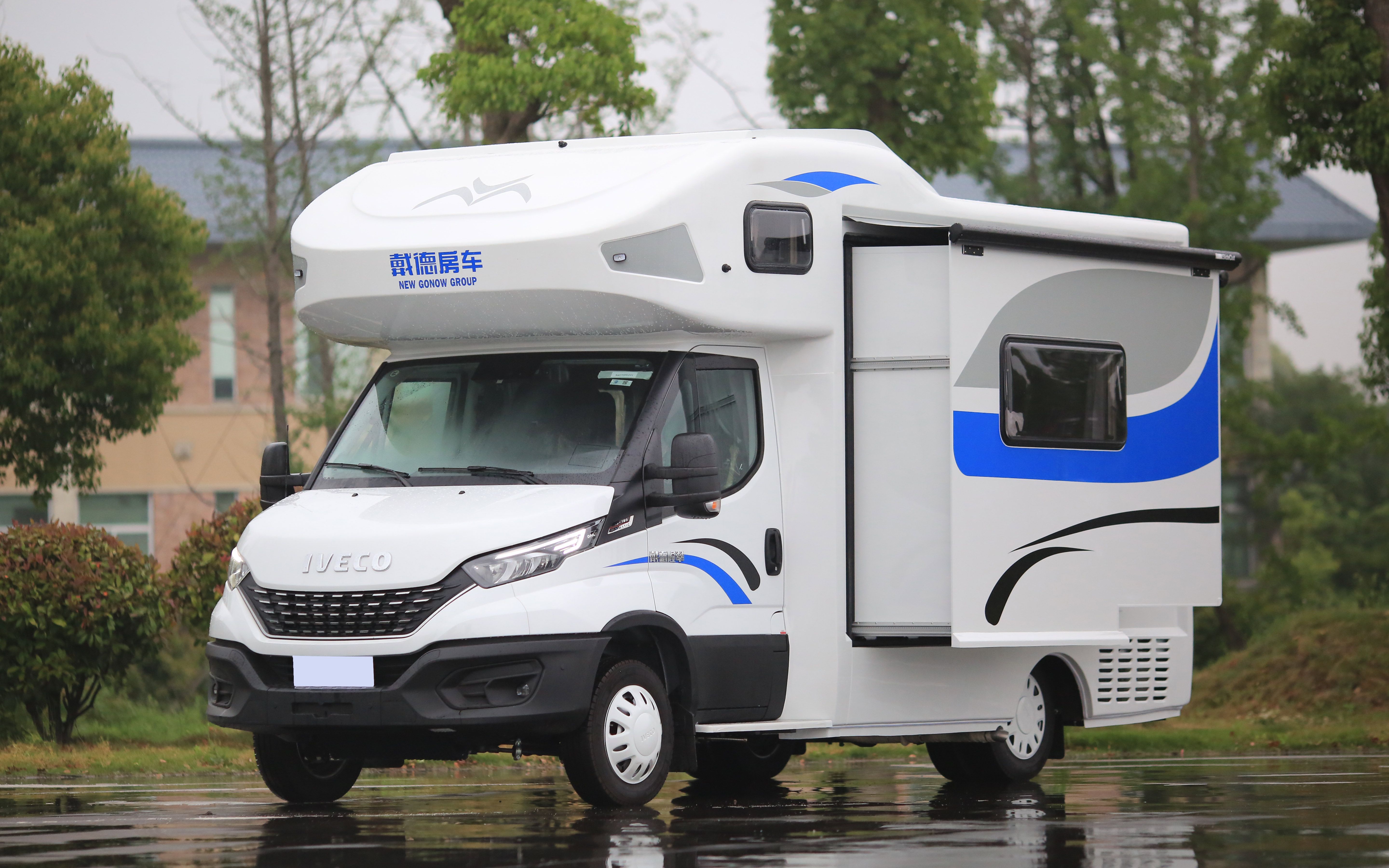 戴德e途promax进口依维柯房车,能零下三十度用水的四季房车