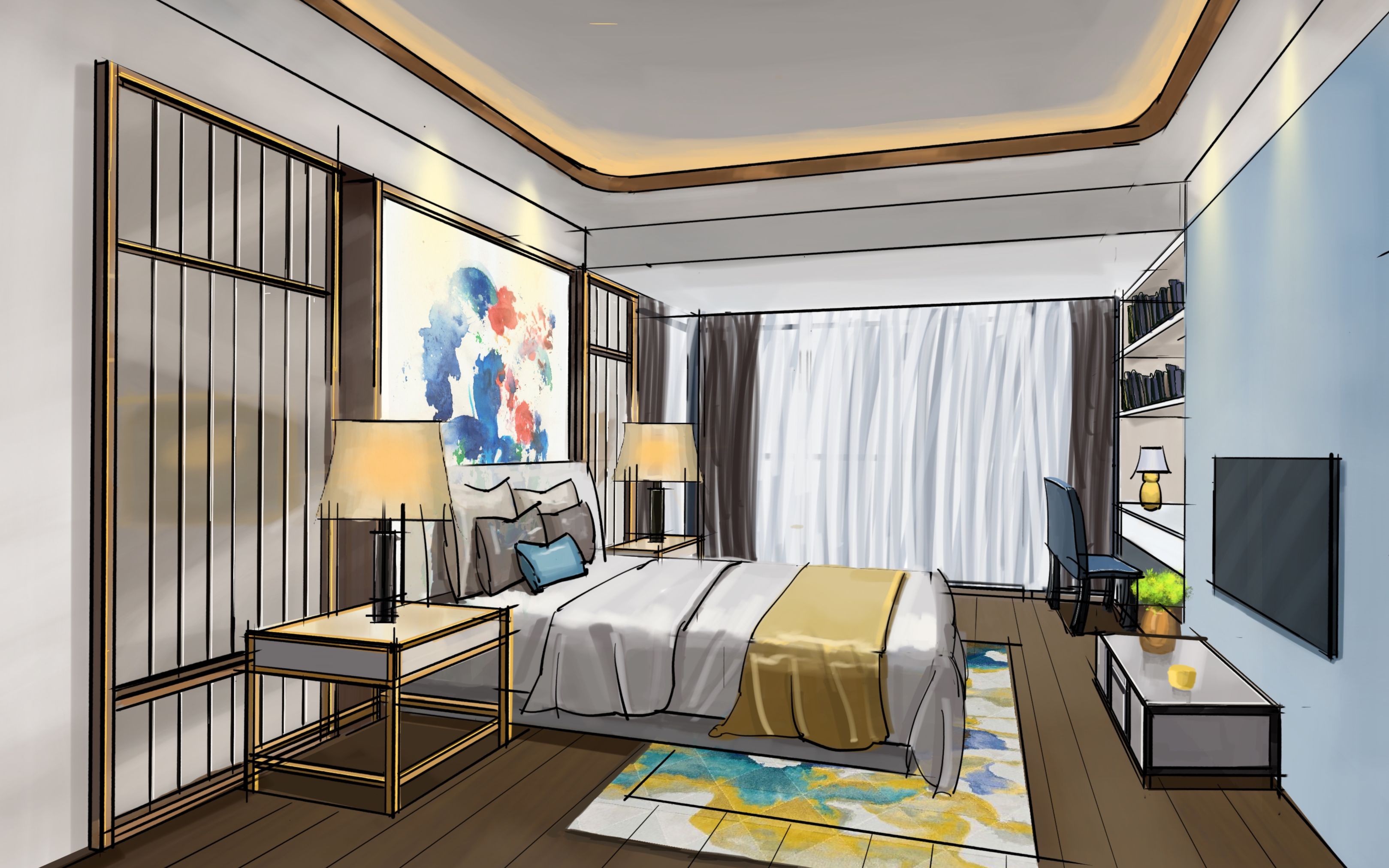 ipad手绘-室内设计4