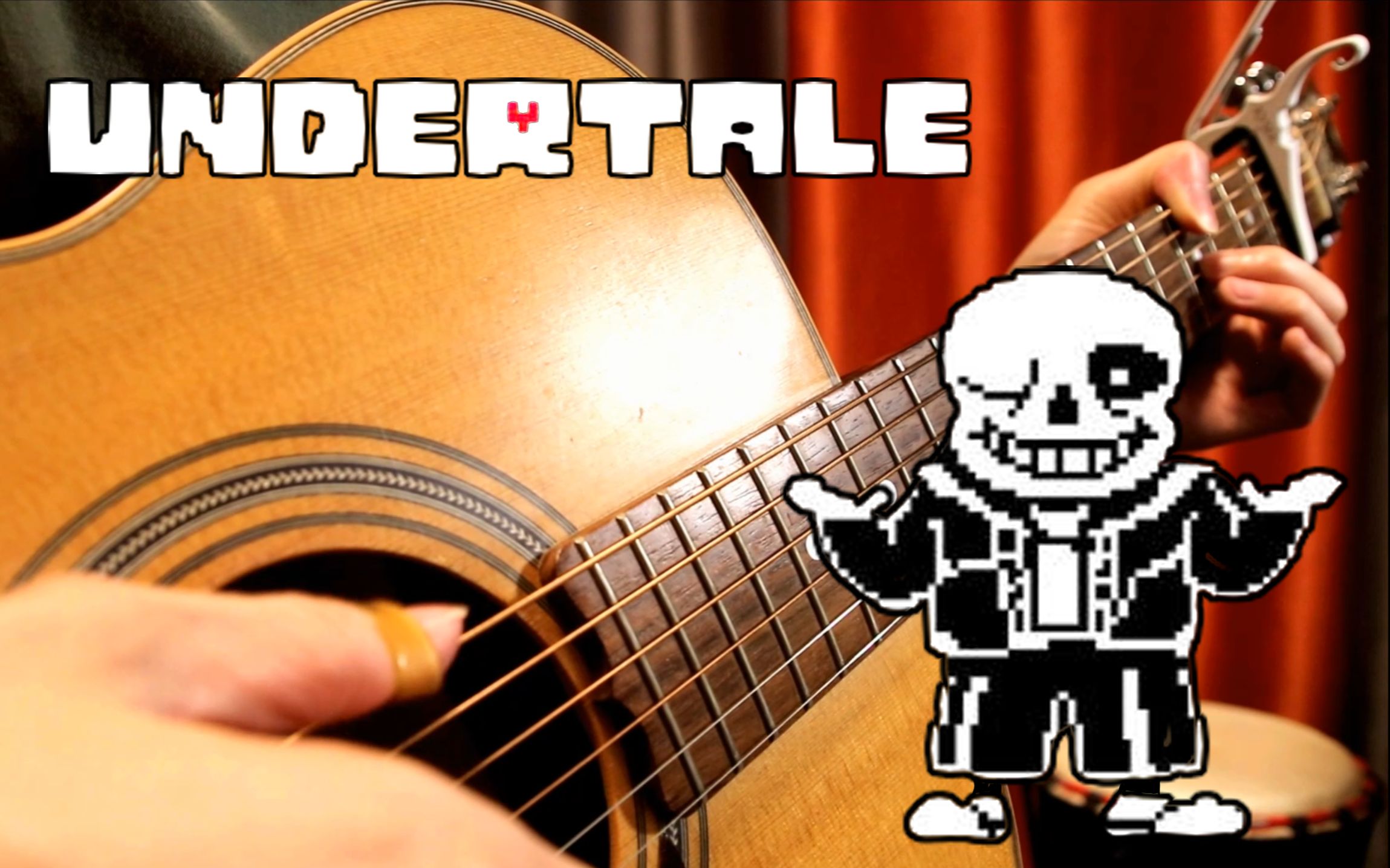 [图]传说之下Undertale-It's Raining Somewhere Else【木吉他指弹】