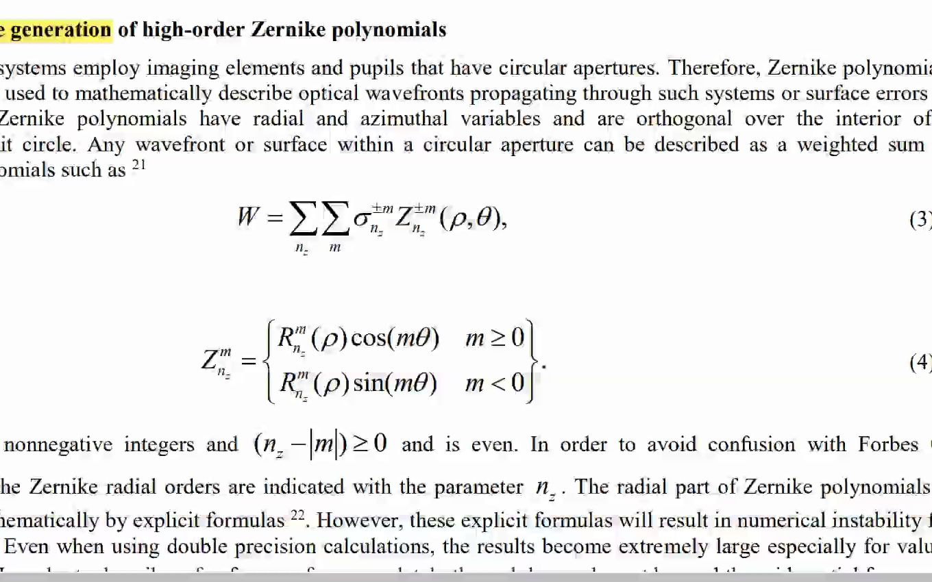 Forbes多项式的定义、物理意义、用途以及Zernike拟合的注意事项哔哩哔哩bilibili