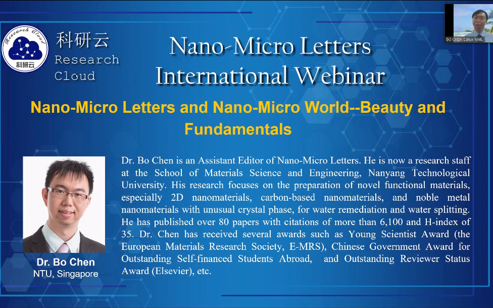 20200606南洋理工大学陈博NanoMicro Letters and NanoMicro WorldBeauty and...哔哩哔哩bilibili