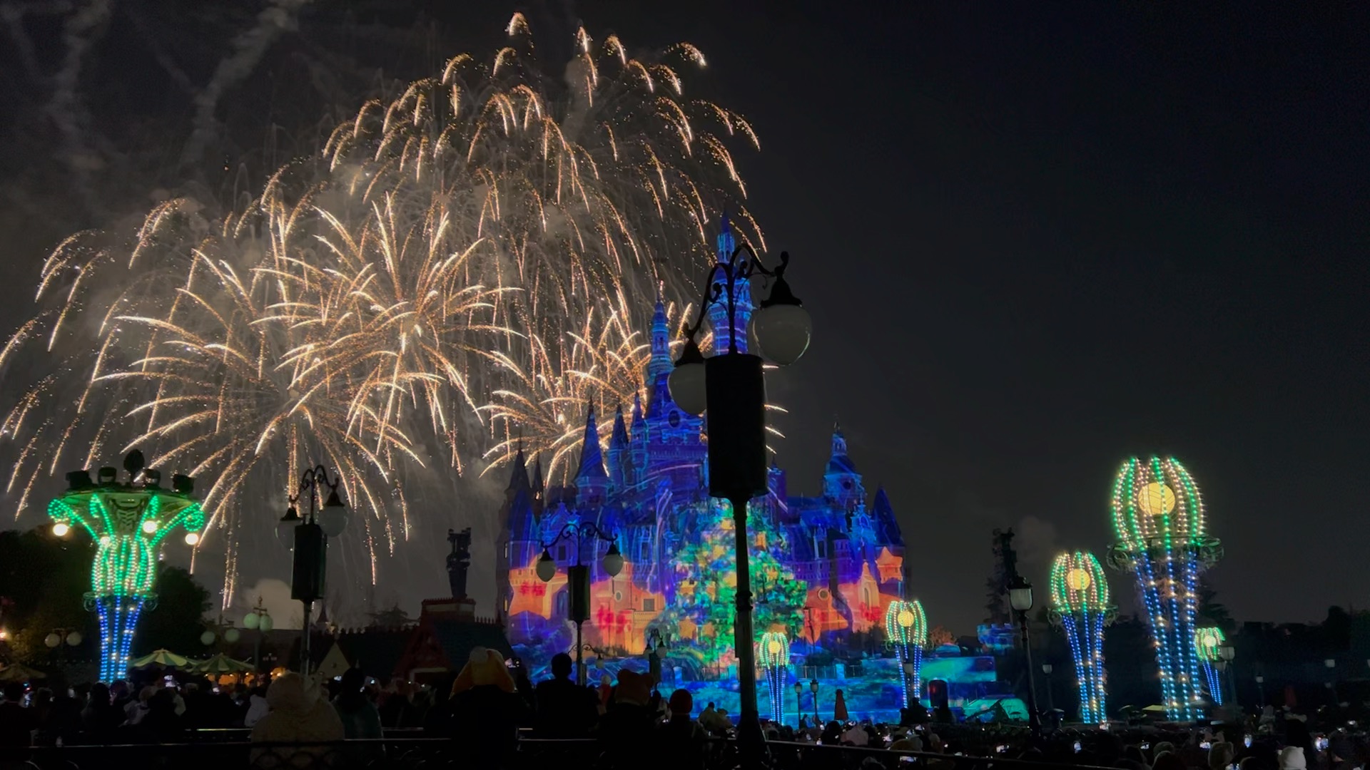 迪士尼2024年新年烟花