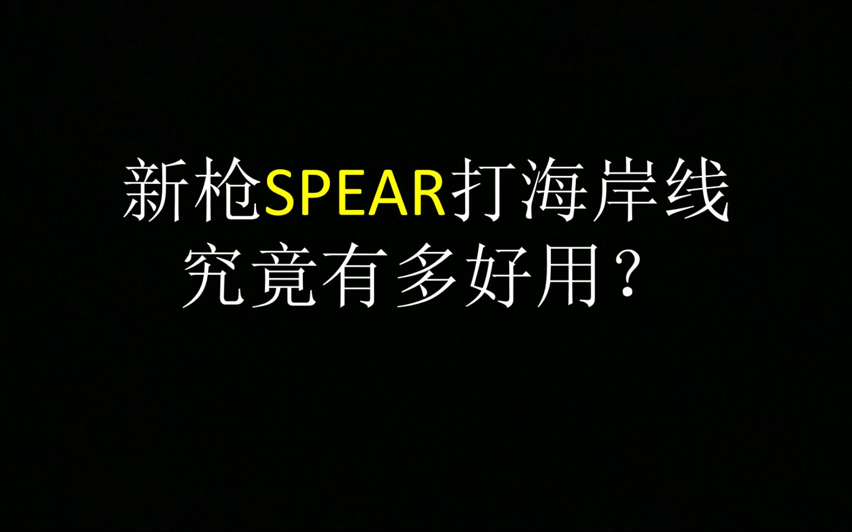 新枪SPEAR打海岸线究竟有多好用?网络游戏热门视频