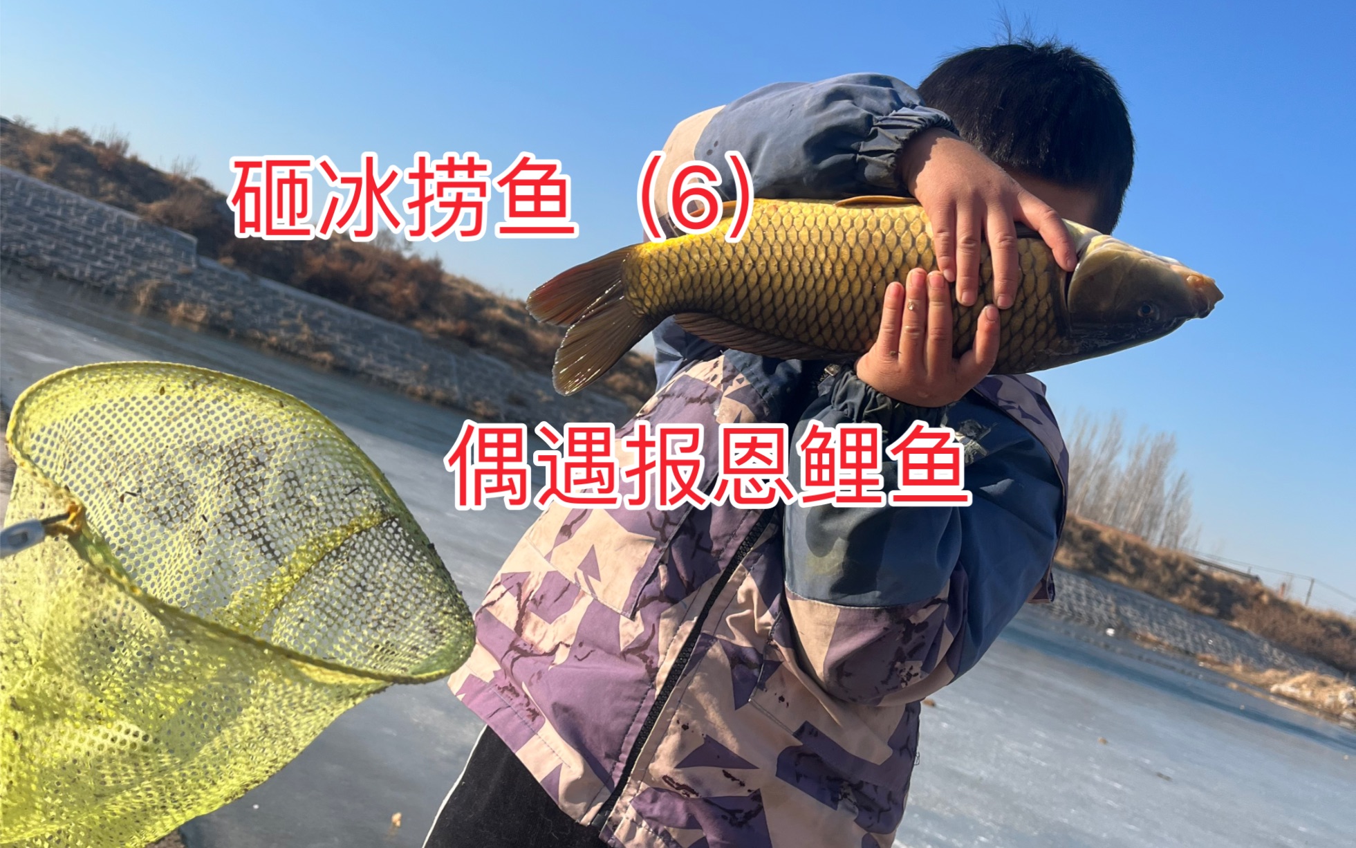 砸冰捞鱼(6)偶遇报恩鲤鱼-a啊桥原生a-a啊桥原生a-哔哩哔哩视频