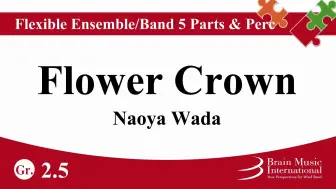 下载视频: 可编制乐队 花冠 和田直也 Flower Crown for 5 Parts & Percussion by Naoya Wada