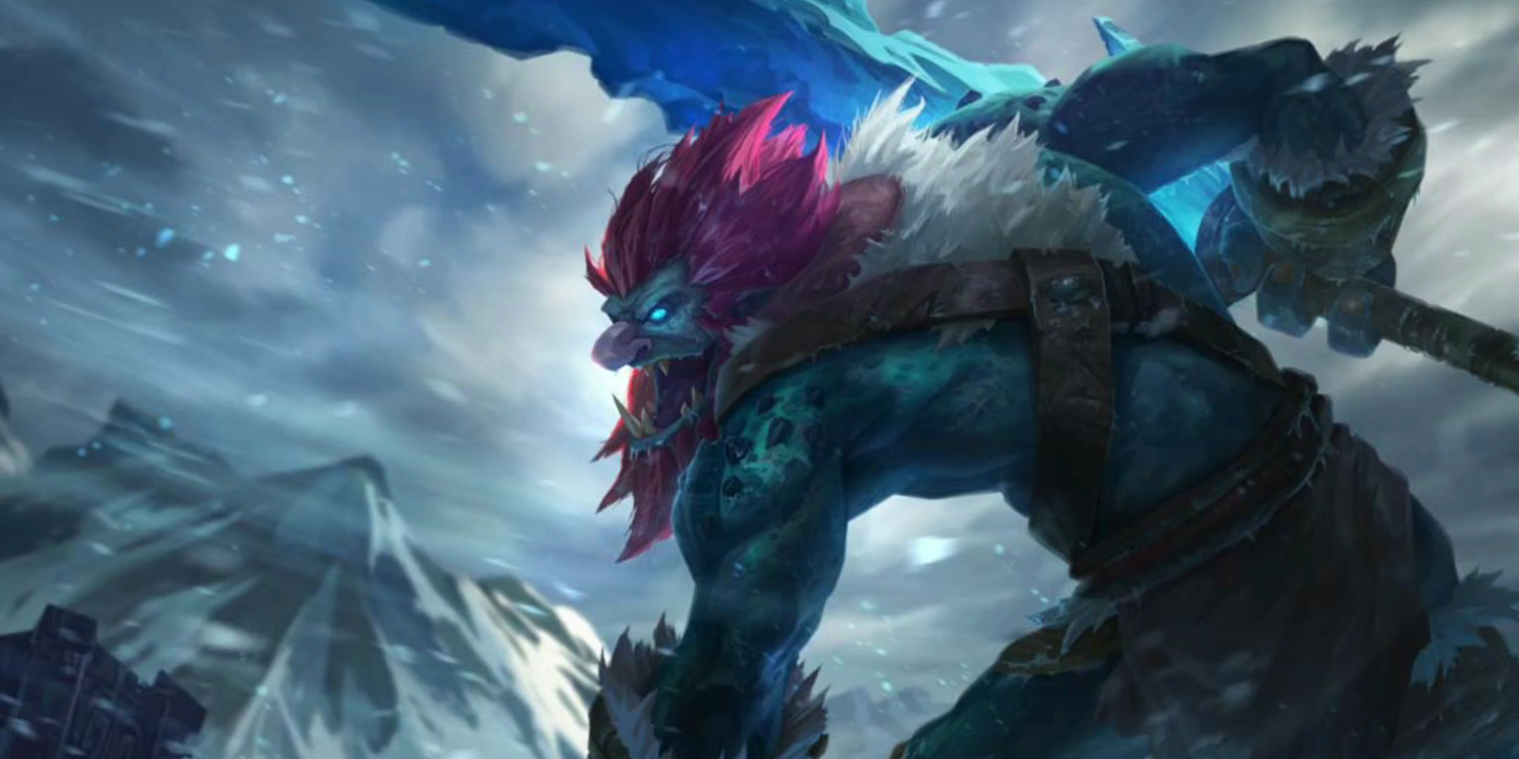 英雄联盟全英雄全皮肤巨魔之王特朗德尔大鼻子巨魔时间到啦