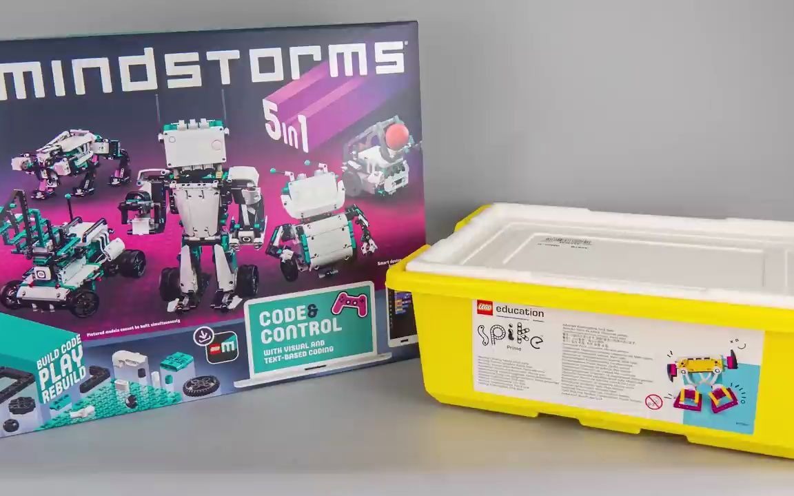 乐高mindstorms51515vsspikeprime45678开箱评测