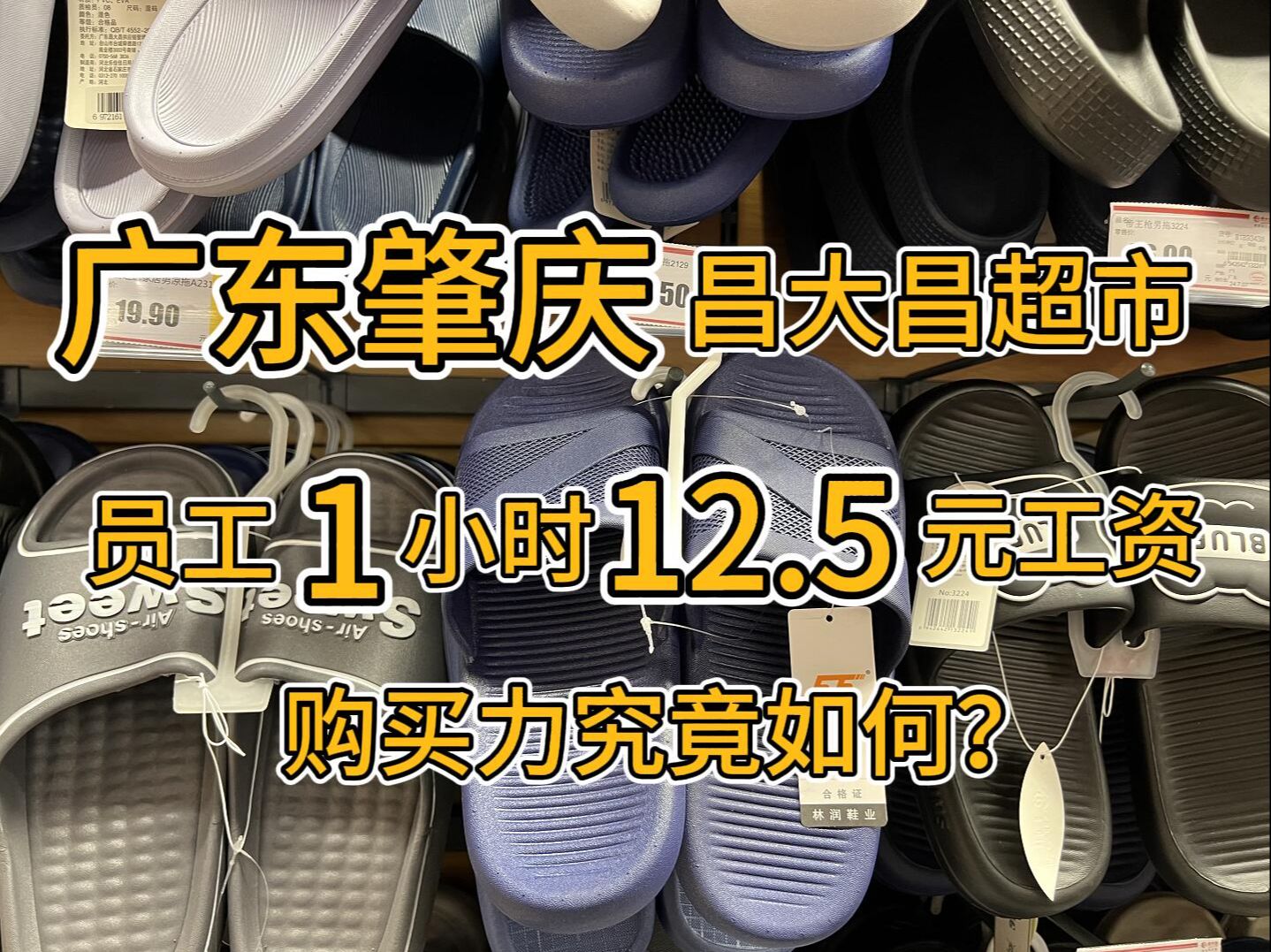 广东肇庆,超市员工12.5元1小时的薪资购买力究竟如何?——峰成户全国购买力系列视频S01E03哔哩哔哩bilibili