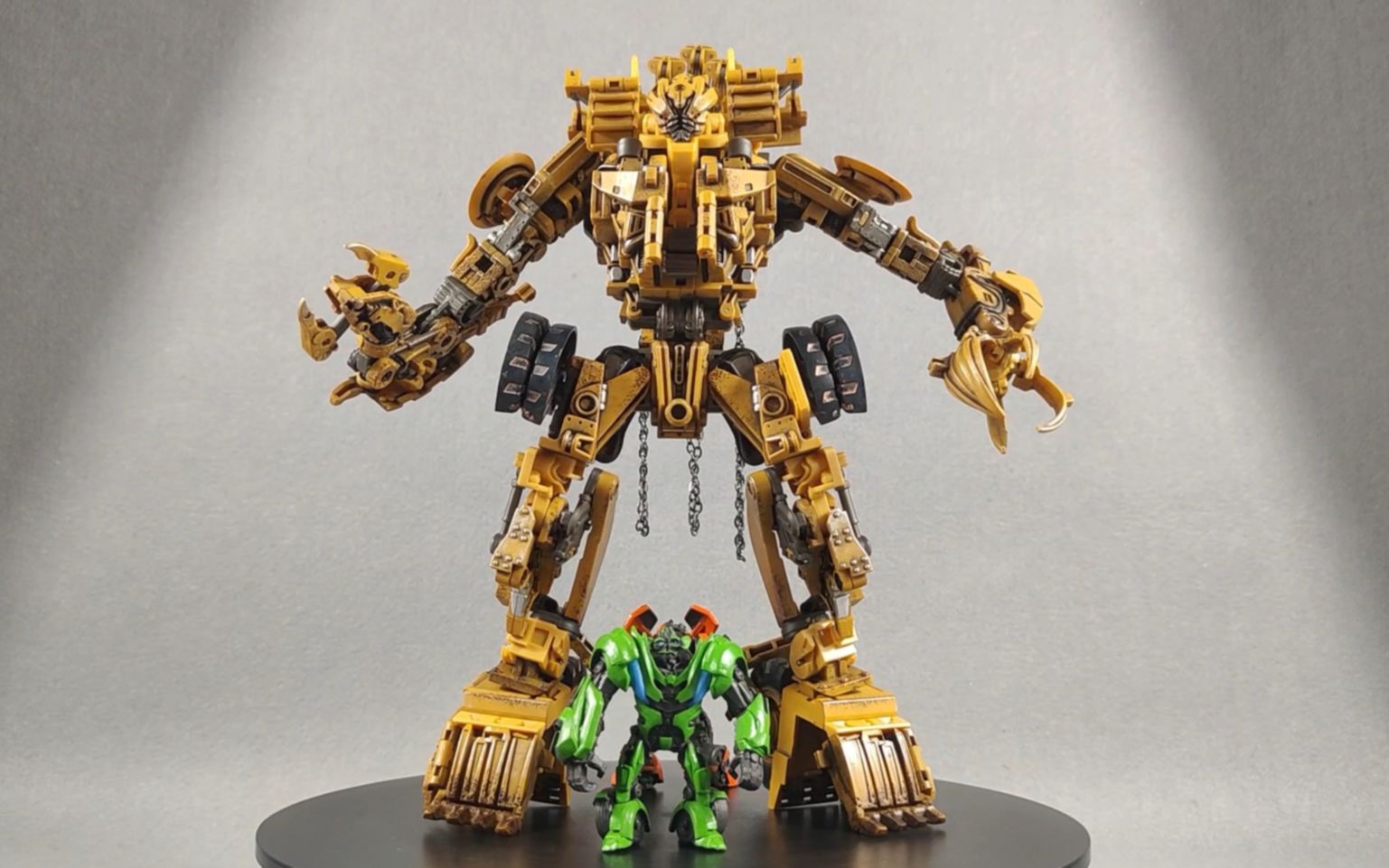 最速开箱 devil saviour ds-05 铲车 变形金刚电影版大力神_哔哩哔哩