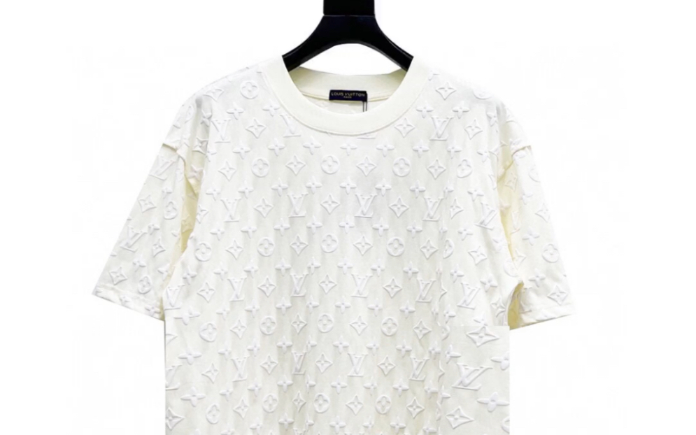 推荐louis vuitton路易威登23ss满印发泡印花短袖t恤