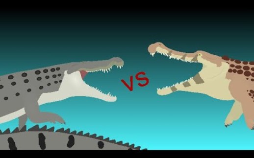 普鲁斯鳄vs帝鳄vs恐鳄图片