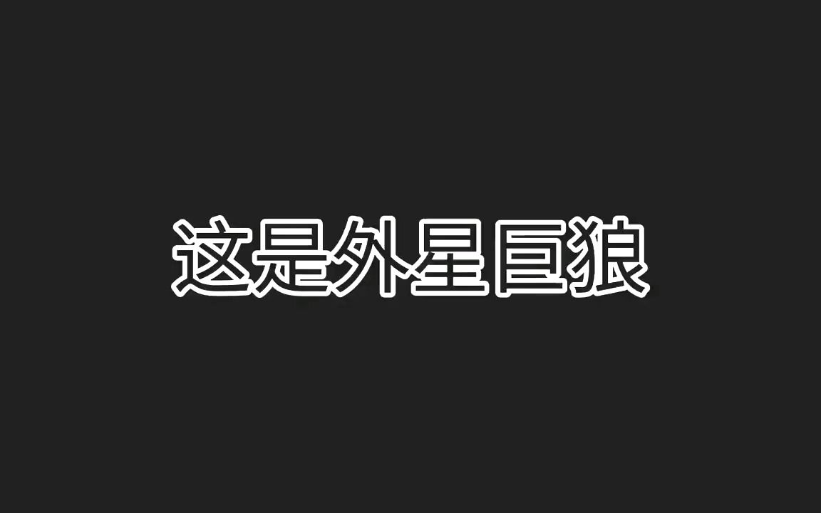 . 这四部电影中的巨狼,你觉得哪个更厉害?狂暴巨狼好凶猛哔哩哔哩bilibili